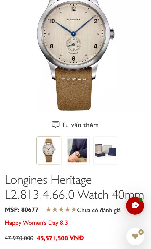 Longines Heritage L2.813.4.66.0